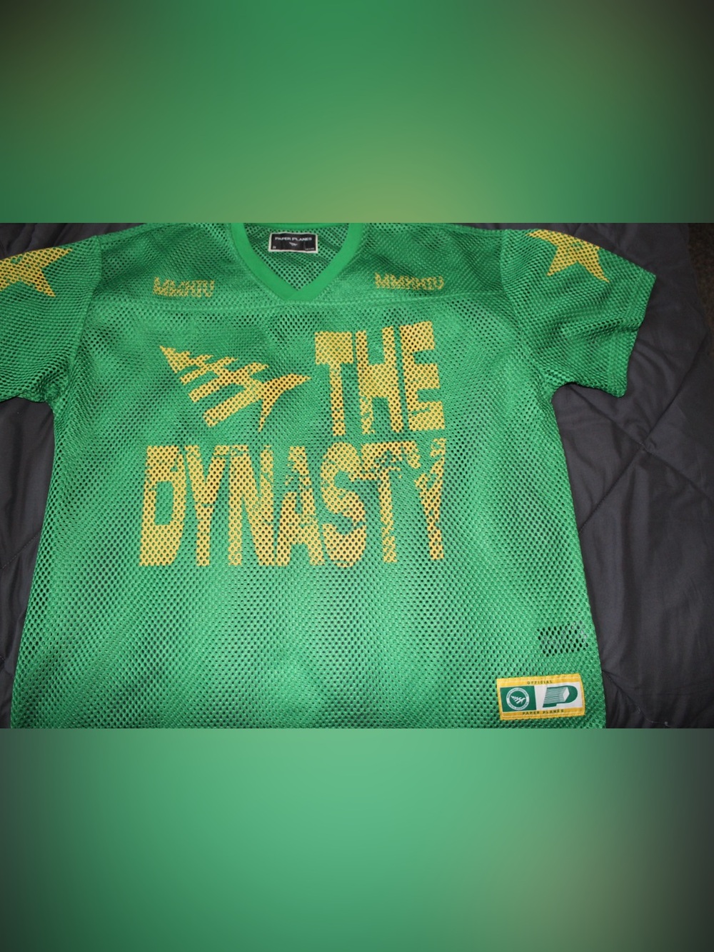 Green "The Dynasty" Mesh Mens Tee - Rocnation
